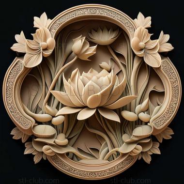 3D model lotus (STL)